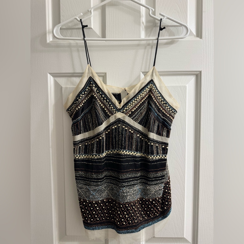 Barbara Bui Initials embroidered tank